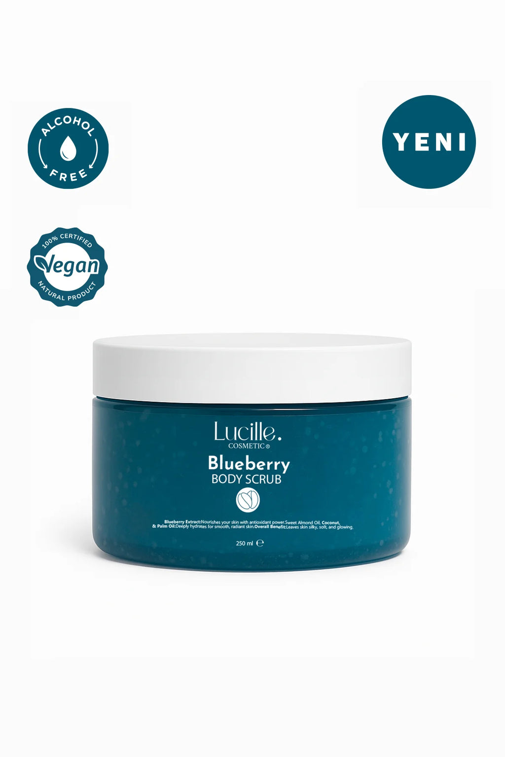 Blueberry Flavored Sugar Body Scrub