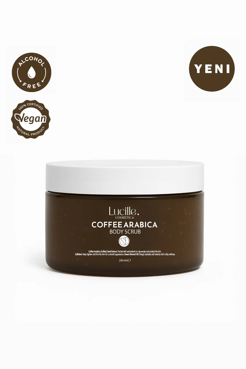 Coffee Flavored Sugar Body Scrub